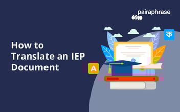 translate iep document