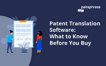 patent translation software