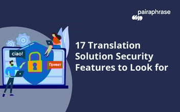 translation solution security