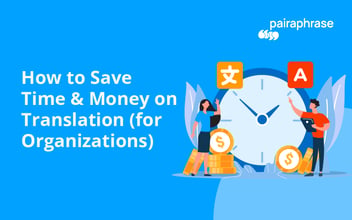save time on translation