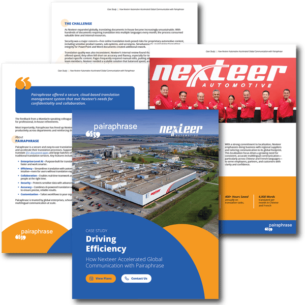 Case Study  - Nexteer