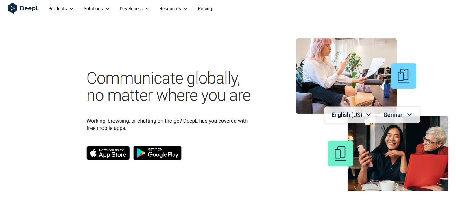 DeepL voice translator app