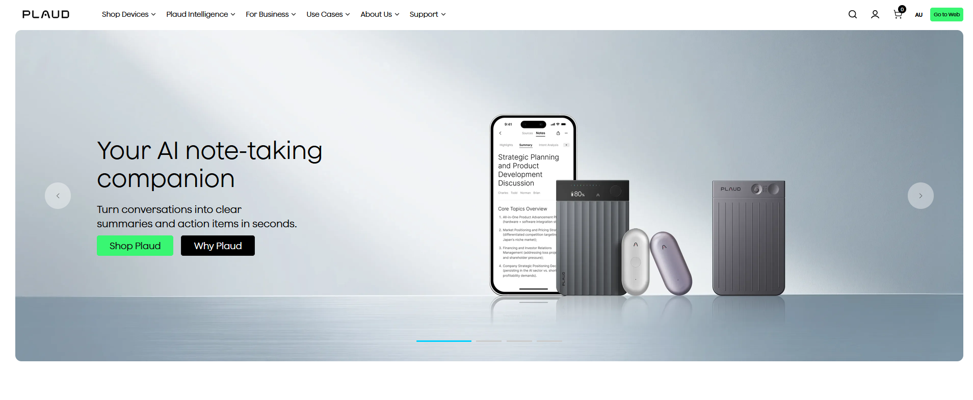 PLAUD ai note taking device