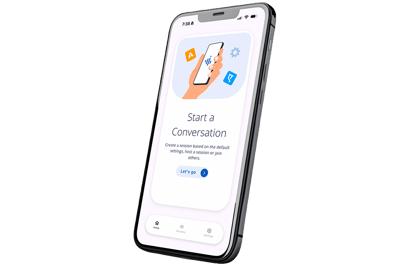 Start a Conversation with PairaVoice Mobile App