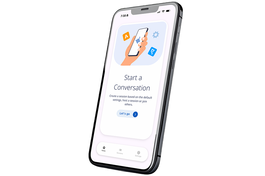 Start a Conversation with PairaVoice Mobile App