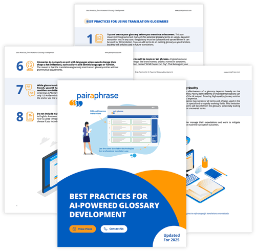 Glossary Best Practices eBook - 4 pages