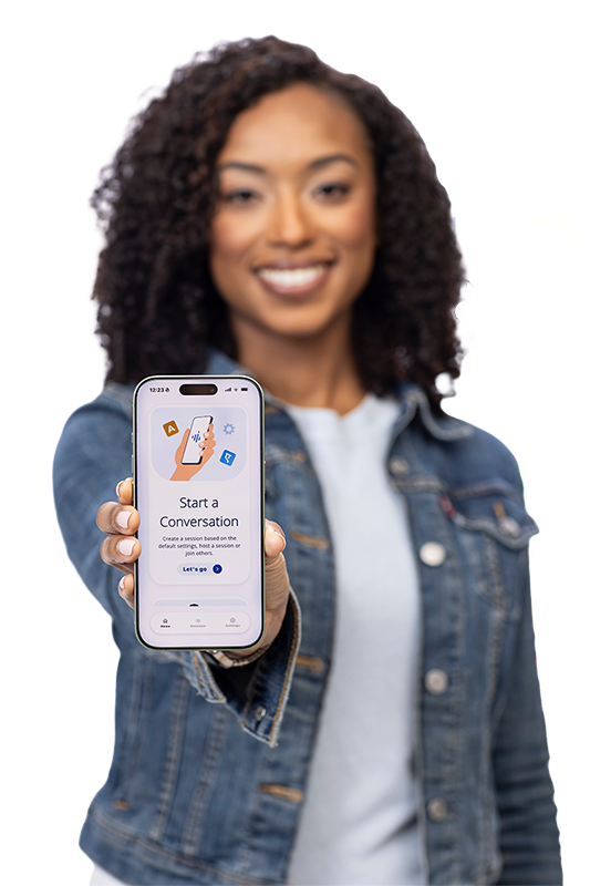 Start a Conversation with PairaVoice Mobile App