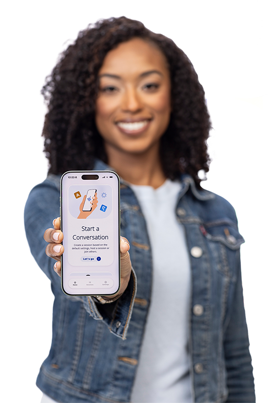 Start a Conversation with PairaVoice Mobile App